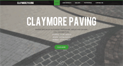 Desktop Screenshot of claymore-paving.co.uk